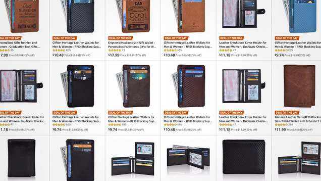 One-Day Wallet Sale | Amazon